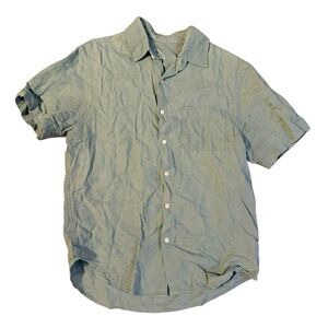 Alex Mill Mint Green Linen Button Down Size Medium